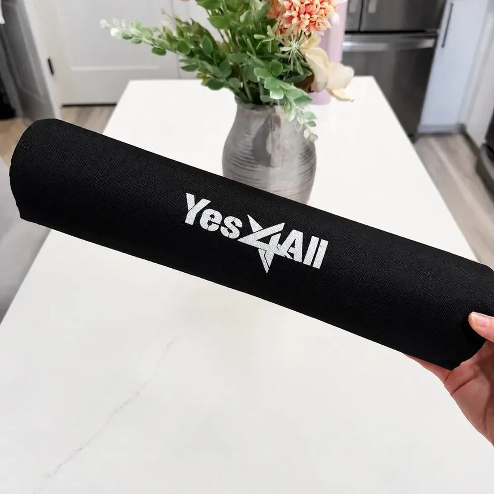 Yes4All Bar Pad + 5 Resistance Bands Set + FITGIRL Ankle Strap Bundle